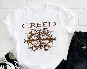 Vintage Creed Band Logo T-Shirt, Creed Band Fan Gift Shirt, Creed 2024 Tour Unisex Shirt, Rock Band Creed Graphic Shirt, Creed Band Merch