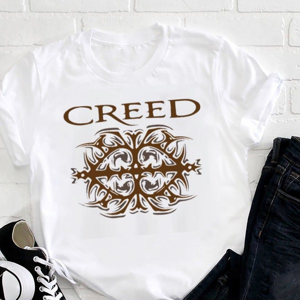 Vintage Creed Band Logo T-Shirt, Creed Band Fan Gift Shirt, Creed 2024 Tour Unisex Shirt, Rock Band Creed Graphic Shirt, Creed Band Merch