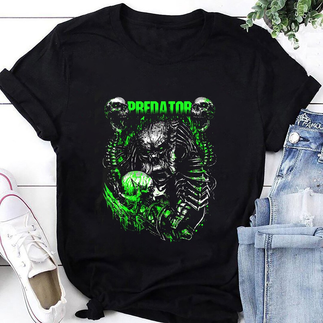 Predator Glow in the Dark Tshirt, Predator Shirt Fan Gift, Predator