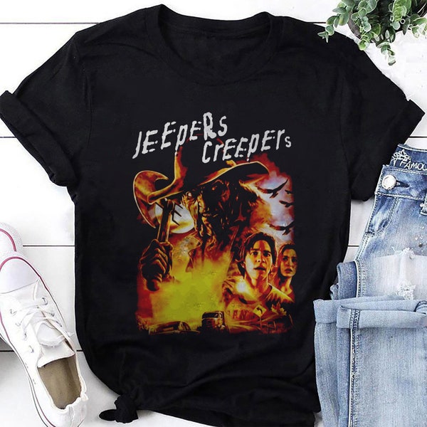 Jeepers Creepers Horror Movie T-Shirt, Jeepers Creepers Shirt Fan Gifts, Jeepers Creepers Halloween Shirt, Jeepers Creepers Vintage Shirt