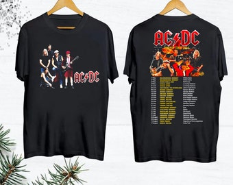 Camisa ACDC Band 2024 Tour, Camisa ACDC Pwr Up Tour 2024, Camisa Acdc Rock Band, Camisa ACDC Band Fan, Acdc Tour Merch, Camisa Acdc 90s Vintage