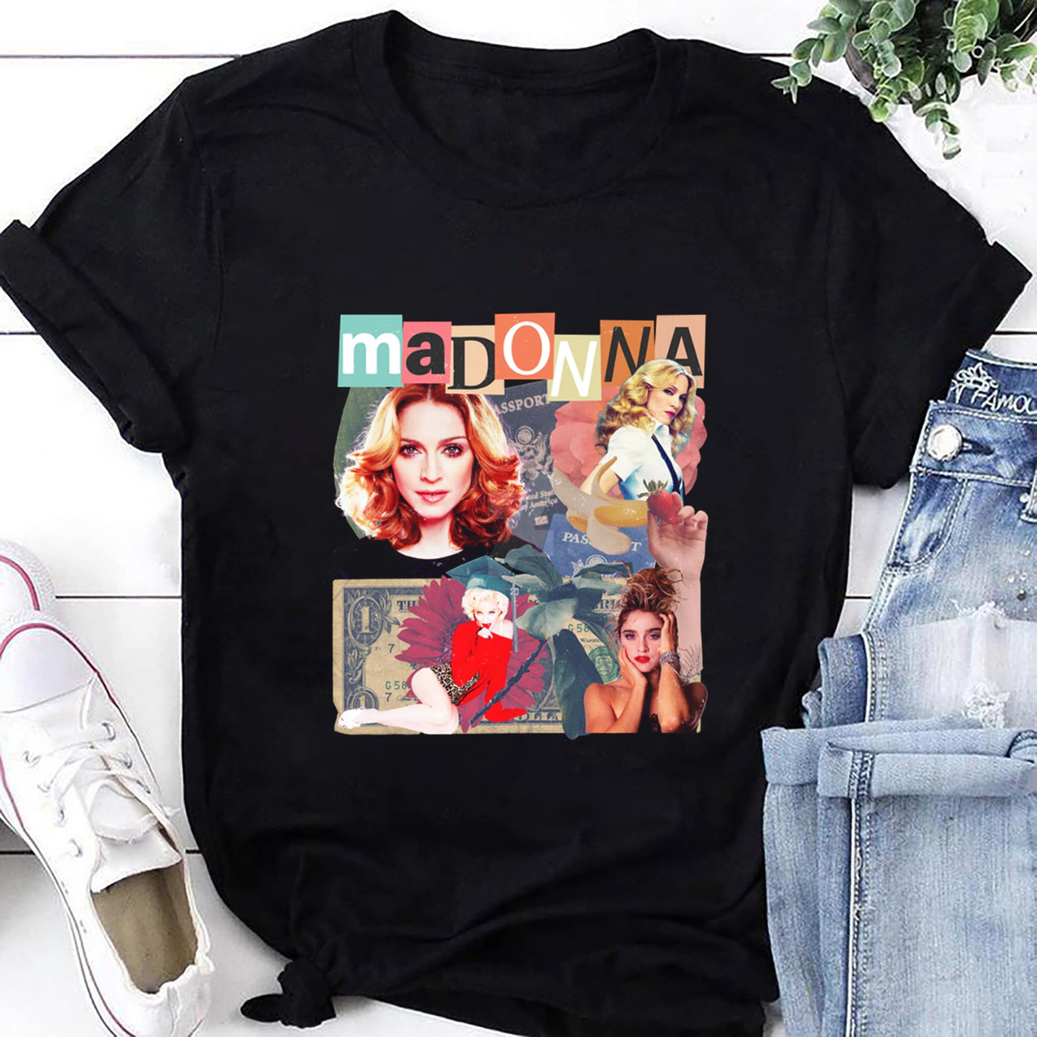 Madonna Vintage T-Shirt, Madonna Shirt Fan Gift, Madonna Graphic Tee