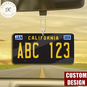 Personalized New Driver Ornament 2024, Custom State New Driver Tag, Drivers License Ornament, Christmas 2024 Ornament, Driving Ornament Gift