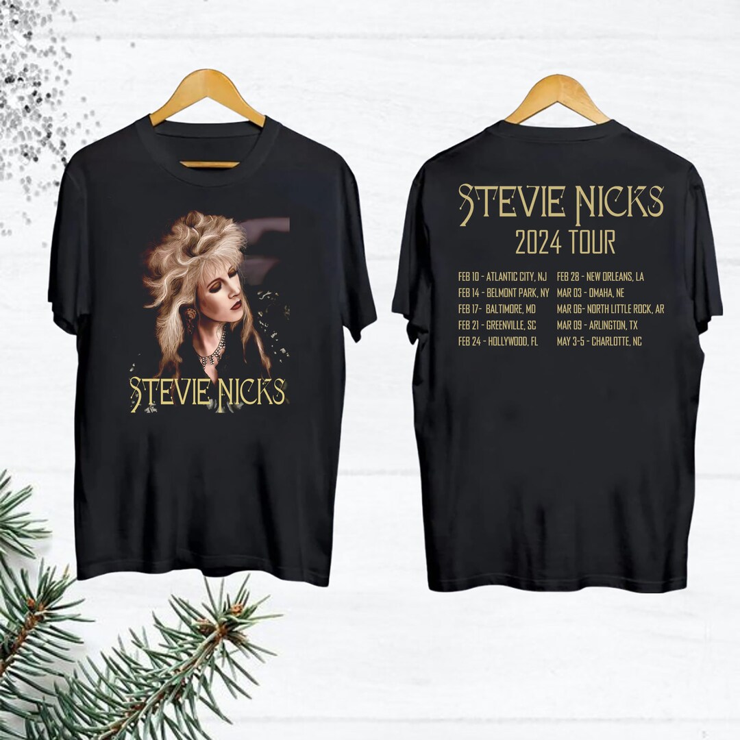 Stevie Nicks 2024 Live in Concert T-shirt, Vintage Stevie Nicks Shirt ...