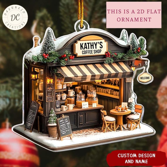 クリスマス　オーナメントハウス　コーヒーショップ クリスマス オーナメントハウス コーヒーショップ