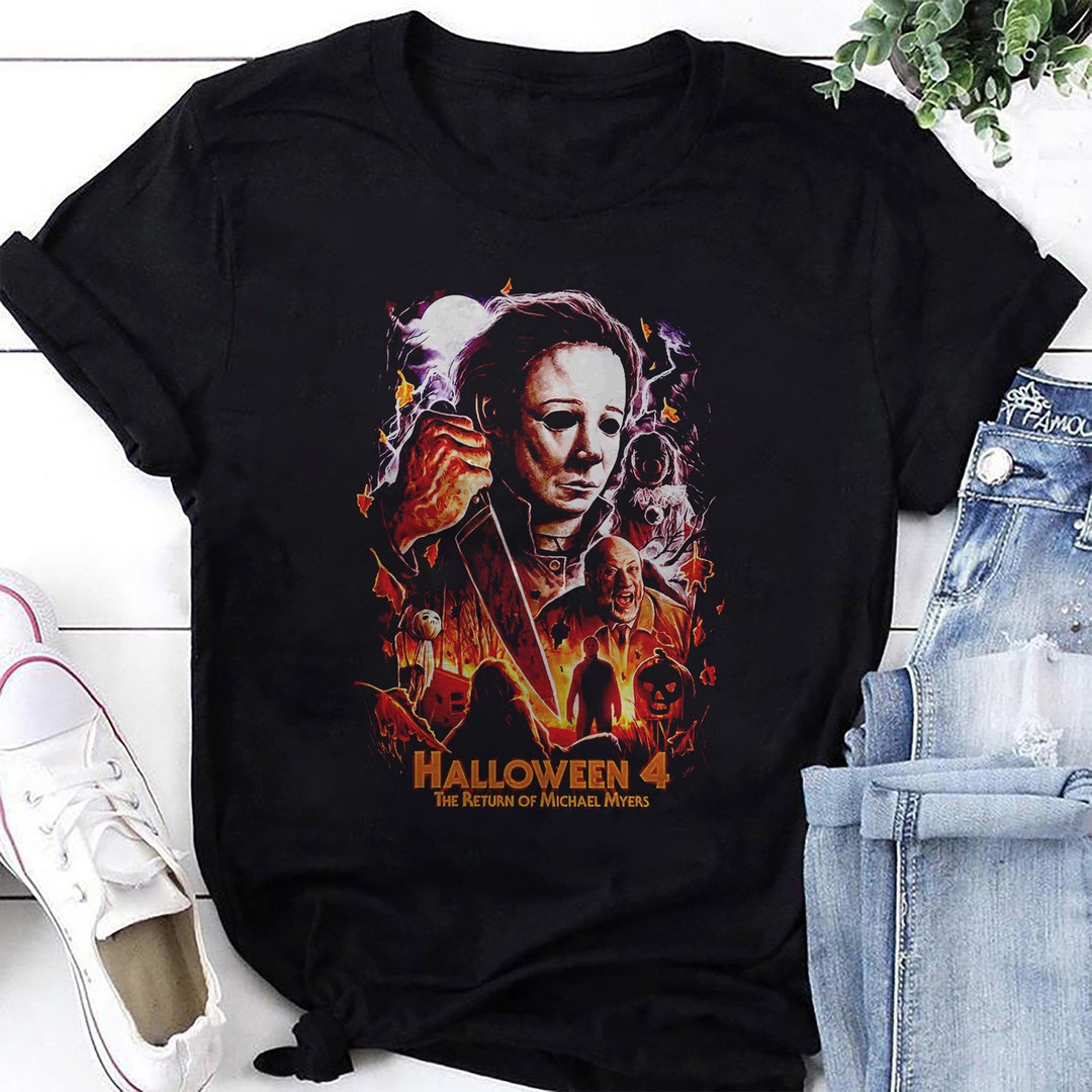Halloween 4 The Return Of Michael Myers T shirt Michael Myers Etsy halloween-4-the-return-of-michael-myers-t-shirt-michael-myers-etsy