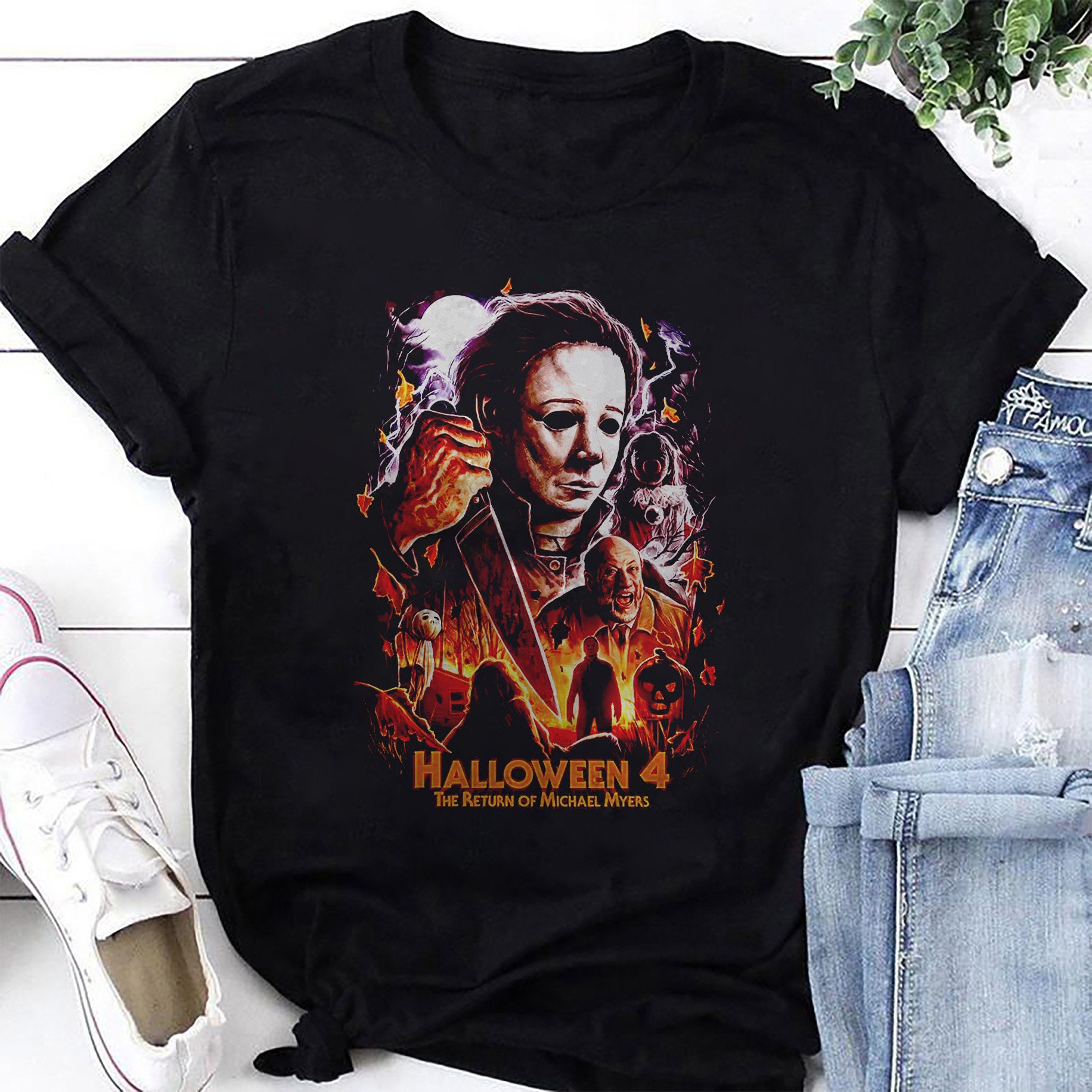 T-Shirt Classic Camiseta Halloween 5 - A Vingança de Michael Myers