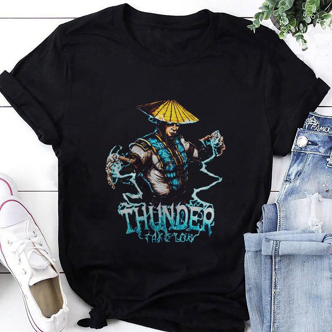 Mortal Kombat Raiden T-shirt, Mortal Kombat Shirt Fan Gifts, Raiden