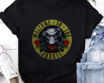 Predator Welcome To The Jungle T-Shirt, Predator Shirt Fan Gifts, Predator Movie Shirt, Predator Vintage Shirt, Predator Aliens Shirt