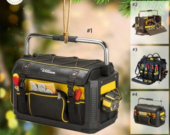 Personalized Plumber Tool Bag Ornament, Plumber Keepsake, Plumber Lover Gift, Custom  Plumber Tool Bag Christmas Ornament, Plumber Gift