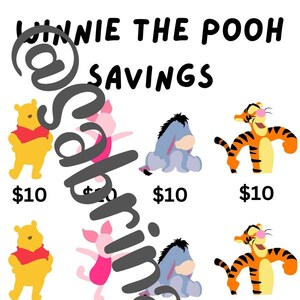 Bear and Friends Savings Challenge