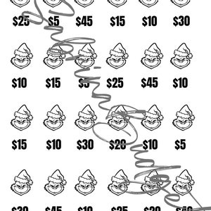 Christmas Savings Challenge
