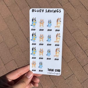 Bluey Savings Challenge