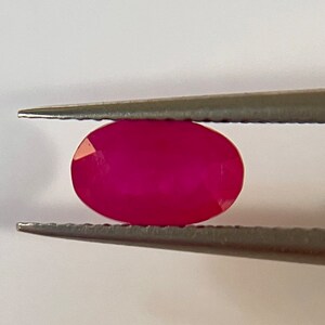 Ruby Oval Cut ; Ruby Oval loose gemstone for Jewellery making ; Size : 3x2