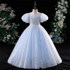 Blue Corset Tulle Prom Dress, Prom Ball Gown, Formal Midi Bustier