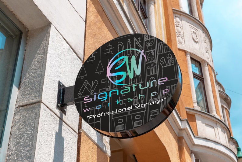 Store Front Sign Custom Business Sign Shop Sign Boutique Etsy