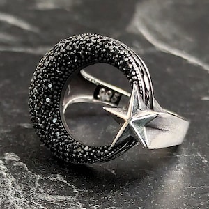 Drapeau de la Turquie Istanbul bague Oxisized en argent massif 925 Etsy France
