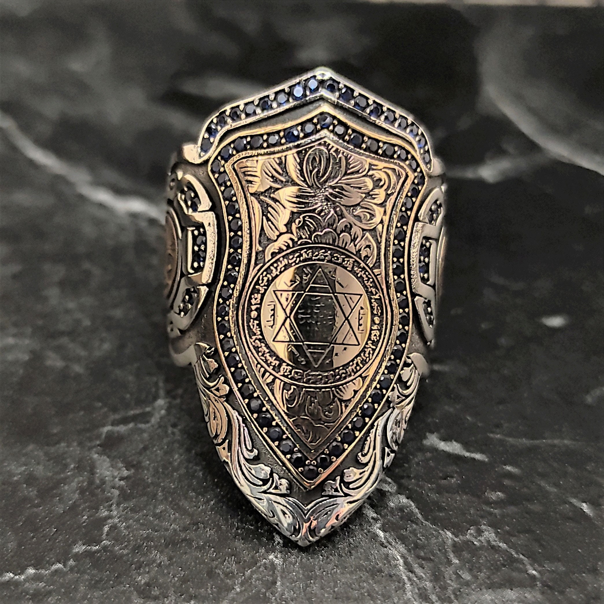 指輪・リング Shield Polished Silver Ring 925 Sterling Silver Handmade Oval Shaped Statement Ring With