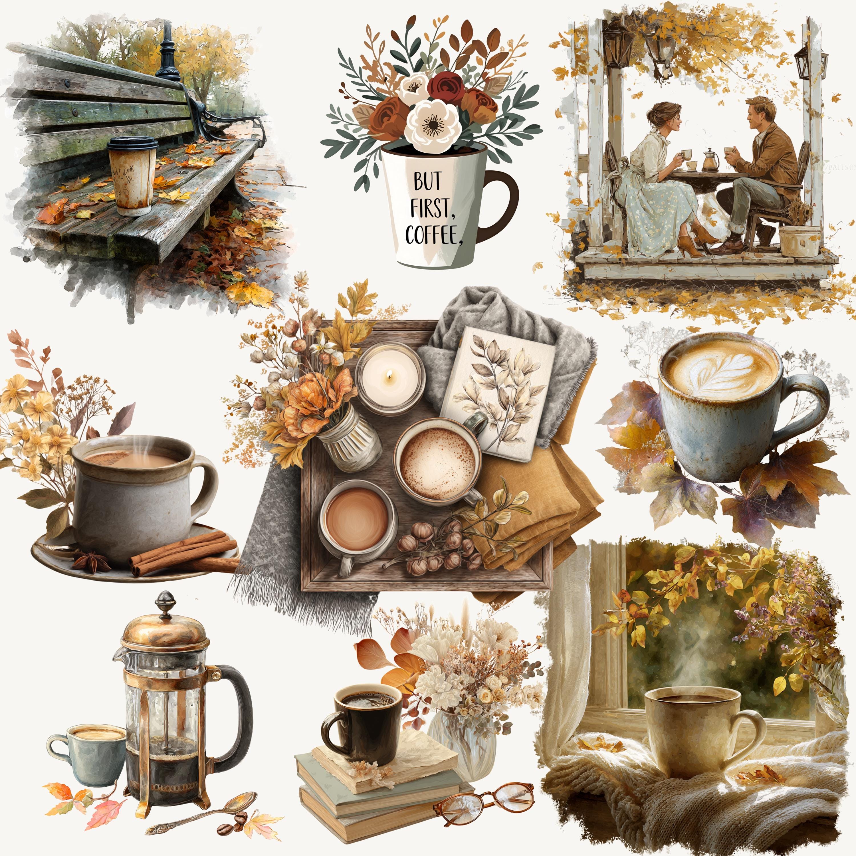 Fall Clipart 100 Pngs – "autumn Mornings"- Digital Download ...