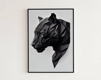 Digital Art | Black Panther Art | Black Panther Poster | Black Panther Wall Art | Wall Art | Wall Decor | Digital Prints