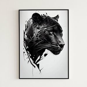 Digital Art | Black Panther Wall Art | Black Panther Poster | Black Panther Art | Wall Art | Wall Decor | Digital Prints