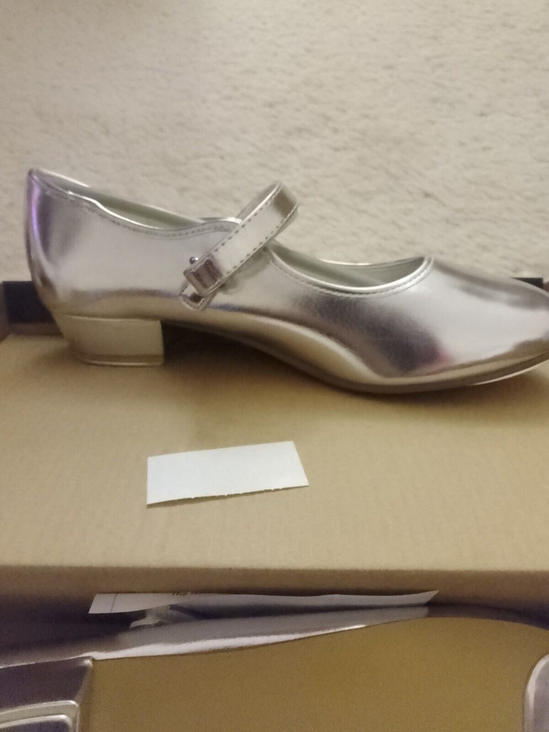 Silver Starlite Backflip Low Heel Tap Shoes with Heel and Toe - Etsy