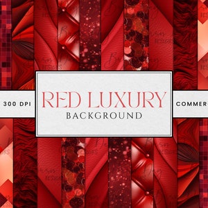 12 luxe rode achtergrond digitaal papier, sublimatieontwerpen, direct downloaden