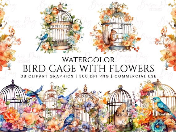 静物画 花瓶と鳥かごのアート zfa-62333.jpg