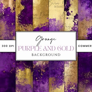 36 Grunge lila und Gold Hintergrund Sublimation Designs Digital Download druckbare Kunst nahtlose Muster Instant Download