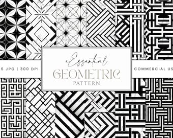 Geometric Patterns: Seamless Sublimation Background Designs (Digital Download)