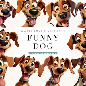 20 Comic Funny Dogs Clipart Bundle Sublimation Designs Printable Wall Art, Instant Download Digital Print, Digital Download Commercial Use