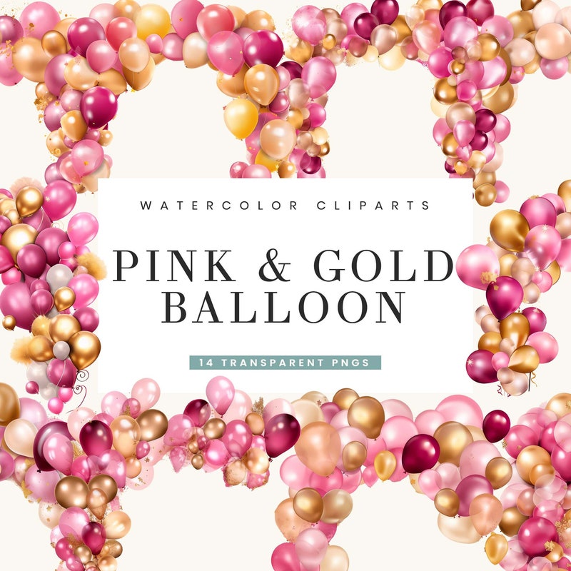 Rose Gold Balloon Arch - Etsy