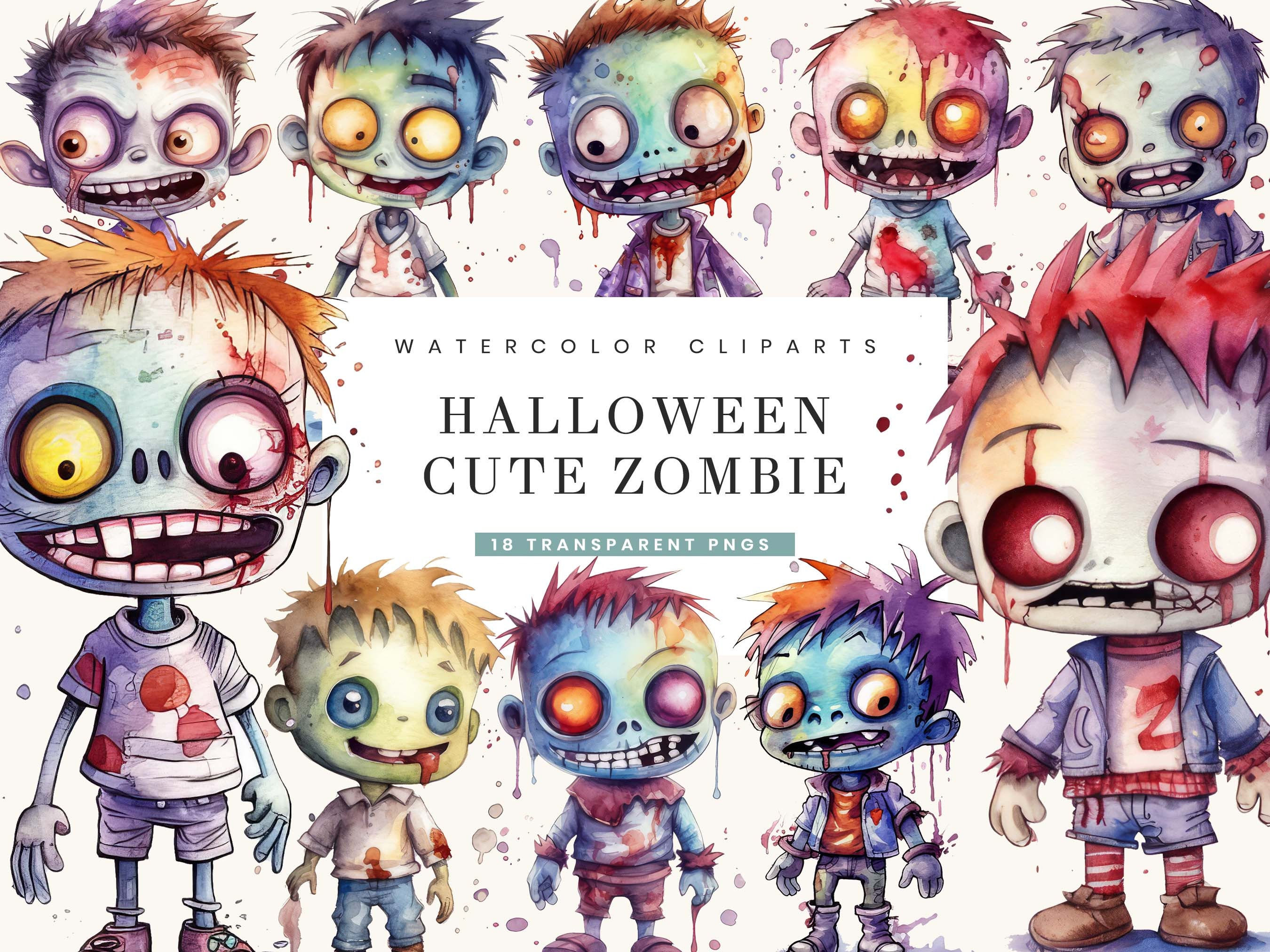 Arte del zombi - Etsy México, image size:2700x2025