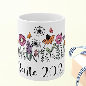 Mug pension 2025 coffee cup funny pension pensioner pensioner gift colleague friend mother woman