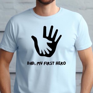 T-Shirt father son father&#39;s day gift for dad father my first hero minimalist shirt birthday dad father