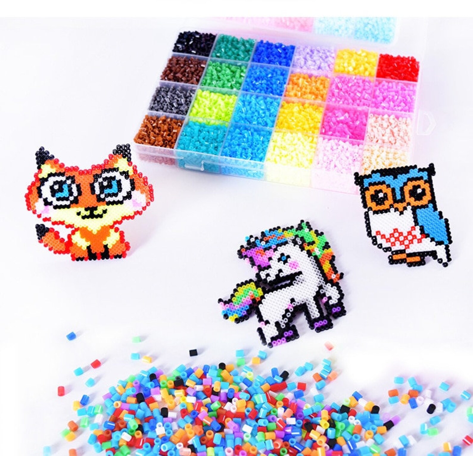 2.6mm Perler Beads Set Refill Bead Box Handmade Craft DIY Gift Etsy