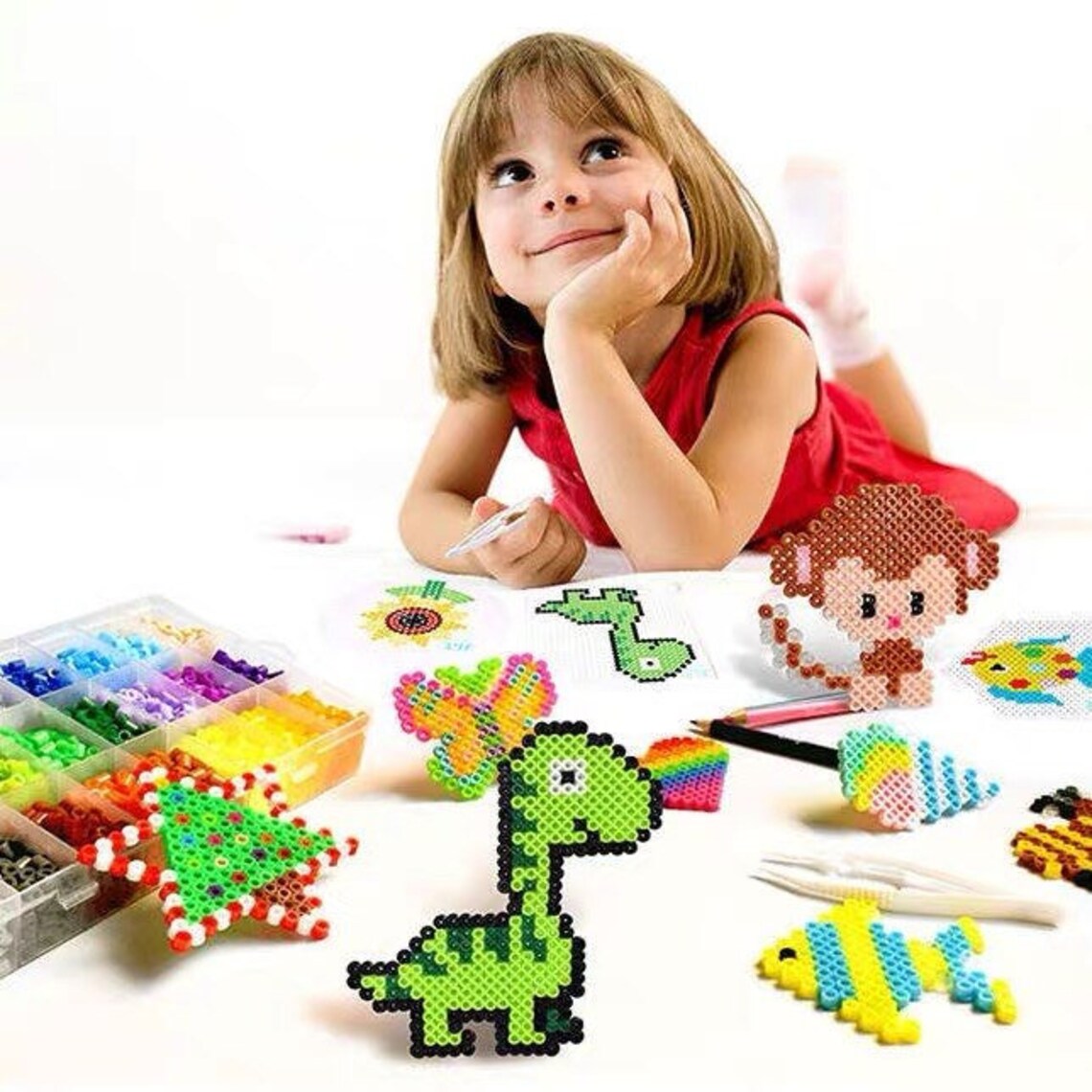 2.6mm Perler Beads Set Refill Bead Box Handmade Craft DIY Gift Etsy