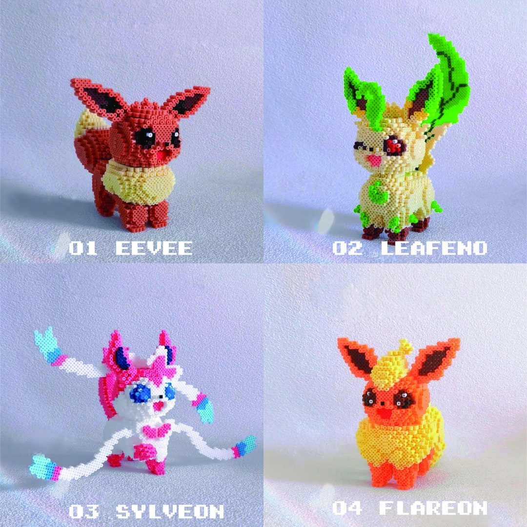 New Pokemon Eevee 3D Perler Bead Pattern Digital Etsy Il 1080xN.5215657585 Hnx5