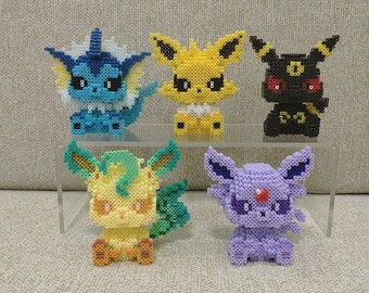 Pokemon Eevee 3D Perler Bead Pattern Digital