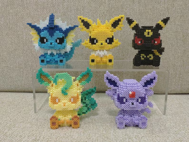 Pokemon Eevee 3D Perler Bead Pattern Digital Etsy Il Fullxfull.4987742241 Gvje