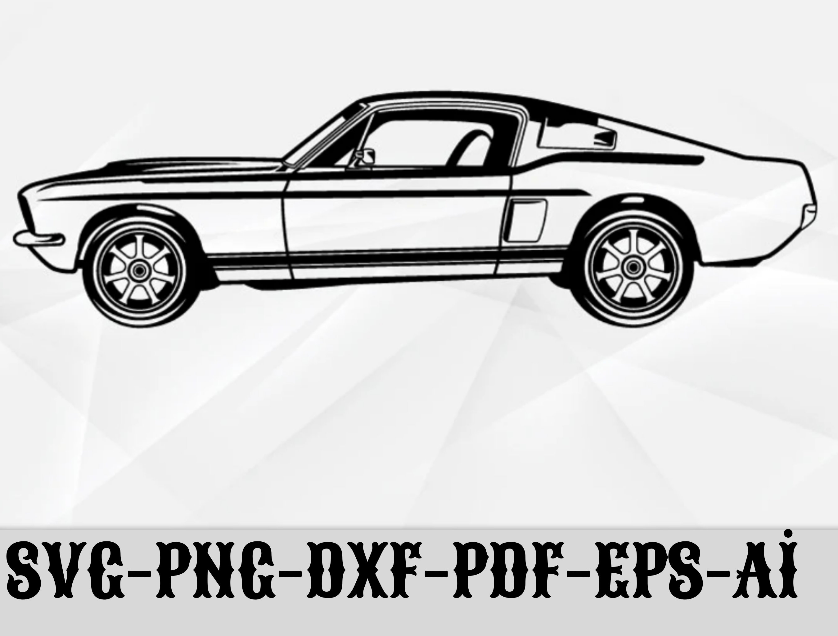 Clipart 1967 Mustang clipart-1967-mustang
