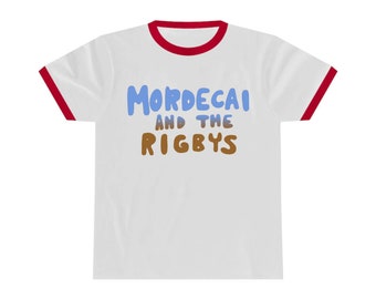 Mordecai and the Rigbys Ringer Tee, Unisex Ringer T-shirt