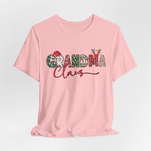Grandma Claus Shirt Christmas Family Matching Outfit Holiday Pajama Party Tee