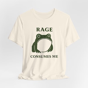 Rage Consumes Me Frog Shirt, Frog Pond TShirt, Meme Frog Shirt, Funny Frog Retro Shirt, Frog Shirt