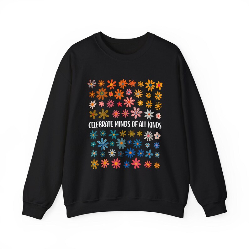 Celebrate Minds of All Kinds Sweatshirt, Autism Awareness Sweatshirt, Neurodiversity Shirt, Sped Teacher Shirt, Special Education Teacher Bild 1