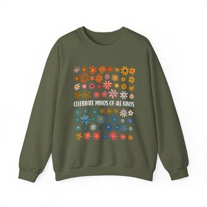 Celebrate Minds of All Kinds Sweatshirt, Autism Awareness Sweatshirt, Neurodiversity Shirt, Sped Teacher Shirt, Special Education Teacher Bild 2