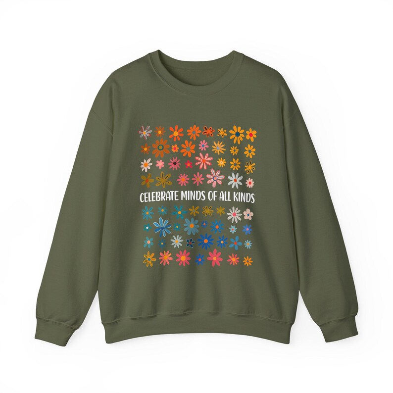 Celebrate Minds of All Kinds Sweatshirt, Autism Awareness Sweatshirt, Neurodiversity Shirt, Sped Teacher Shirt, Special Education Teacher Bild 2
