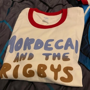 Mordecai And The Rigbys Shirt, Mordecai and the Rigbys Ringer Tee, Unisex Ringer T-shirt