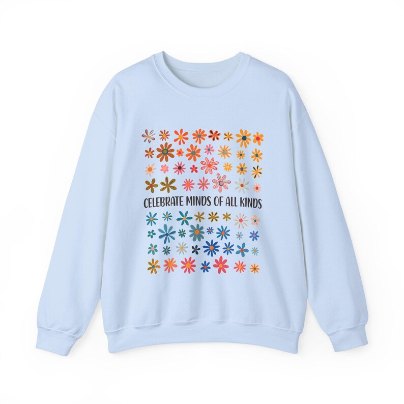Celebrate Minds of All Kinds Sweatshirt, Autism Awareness Sweatshirt, Neurodiversity Shirt, Sped Teacher Shirt, Special Education Teacher Bild 8