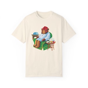 Sleeping Bear Shirt, It&#39;s Past My Bedtime Shirt, Comfort Colors Shirt, Tea BEAR Shirt, It&#39;s Past My Bedtime Shirt, Bear Shirt